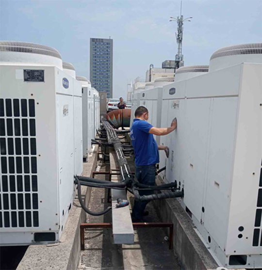 土默特中央空调制热和不制冷系统维修方法